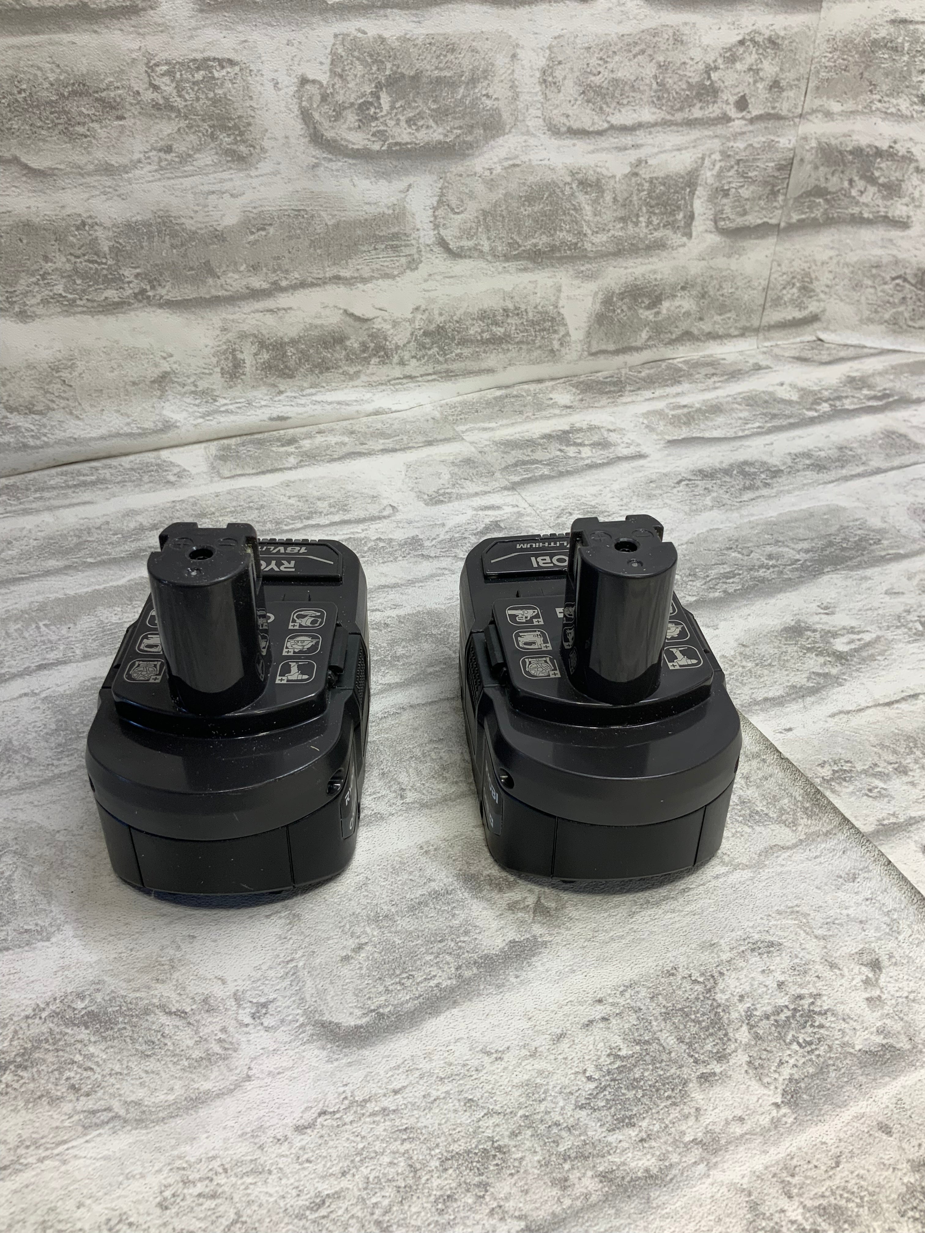 Ryobi PBP005 ONE+ 18V Lithium-Ion 4.0 Ah Battery - 2 pack (7610091241710)